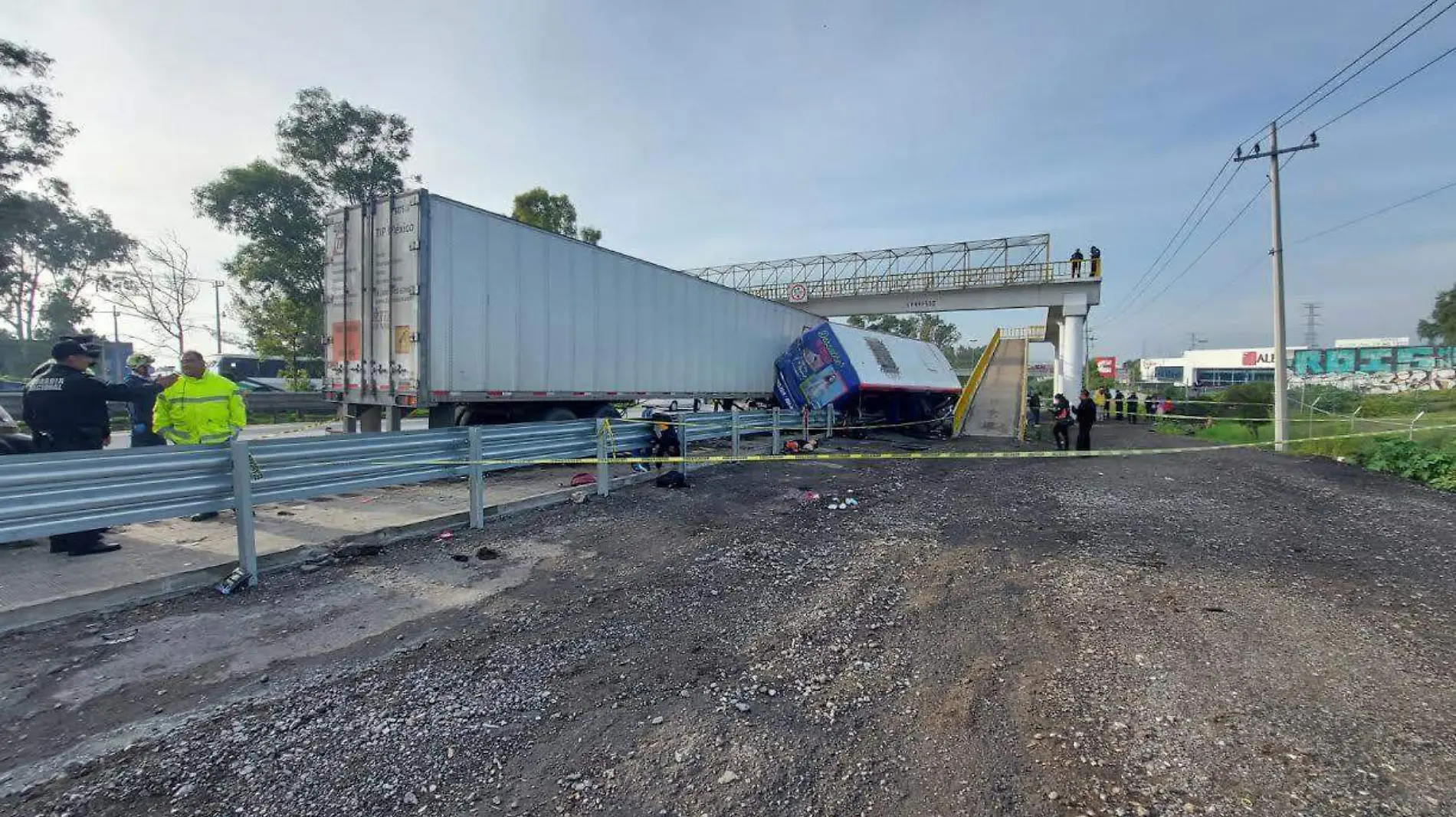 accidente autopista México-Querétaro